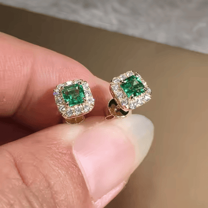 Cordelia | Earrings | Emerald