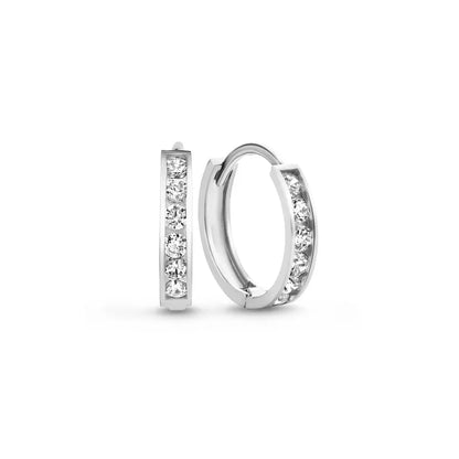 Dana | Earrings Set | White Gold