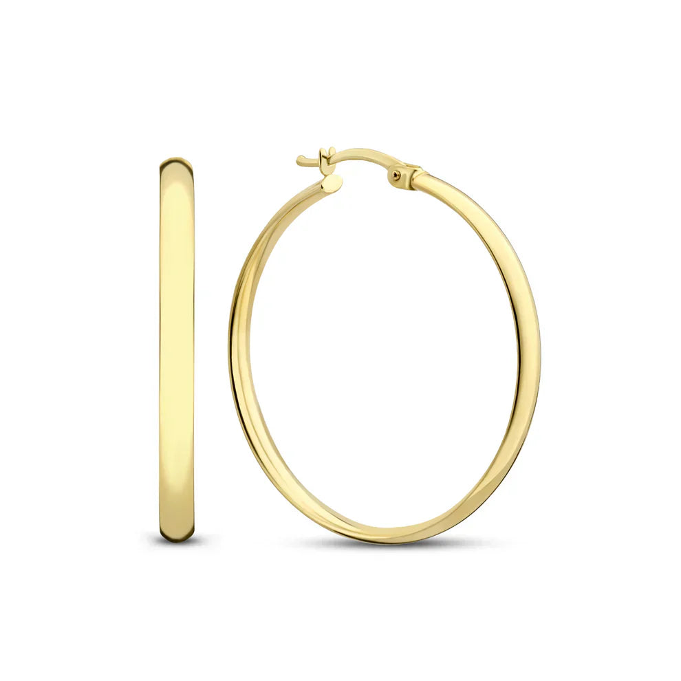 Noa| Earrings | White Gold