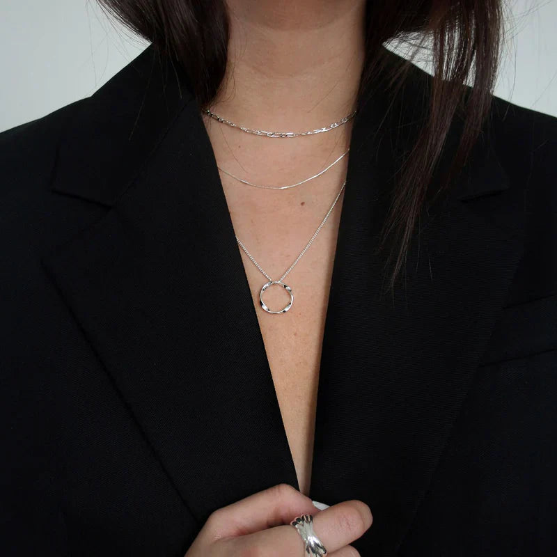 Luna | Necklace | White Gold