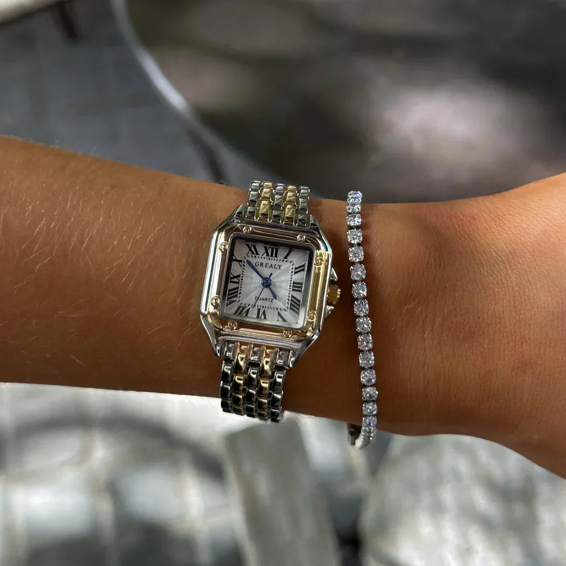 Fiona Watch | Bracelet | White Gold