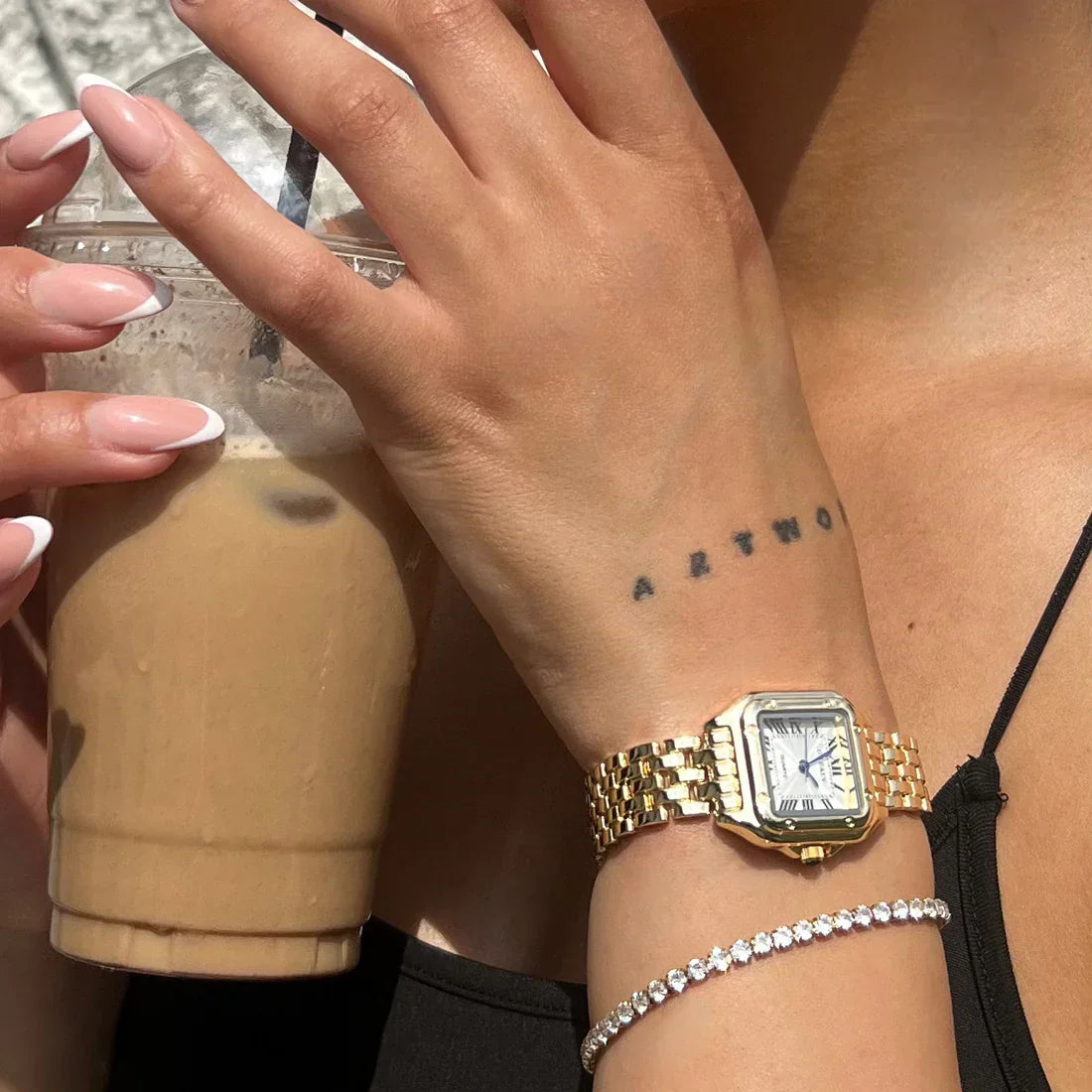 Fiona Watch | Bracelet | White Gold