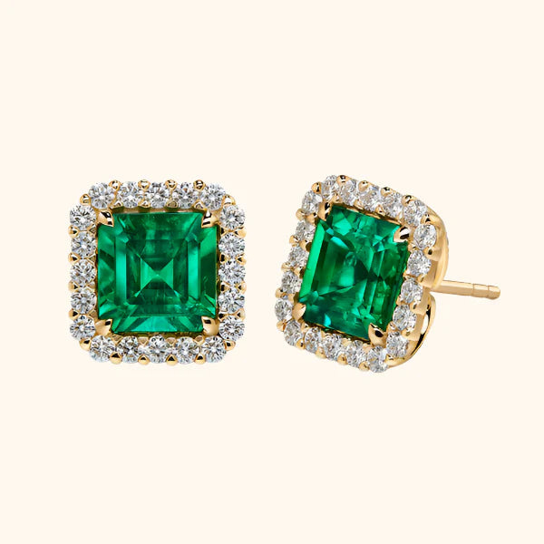 Cordelia | Earrings | Emerald