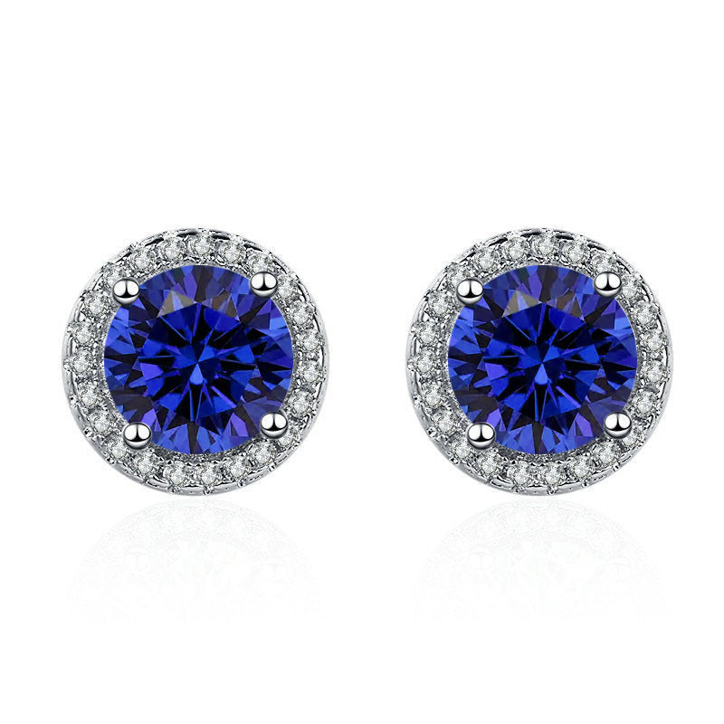 Luzia | Earrings | Sapphire