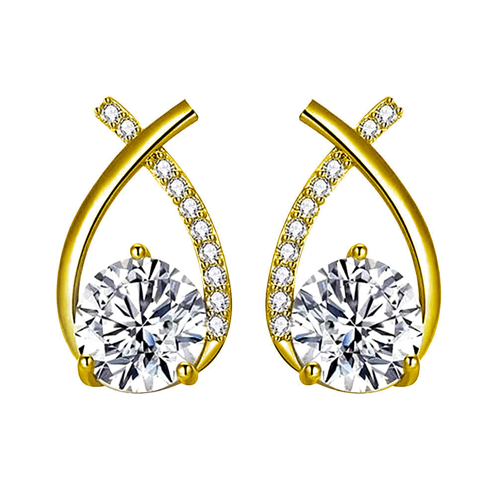 Arielle | Earrings | White gold