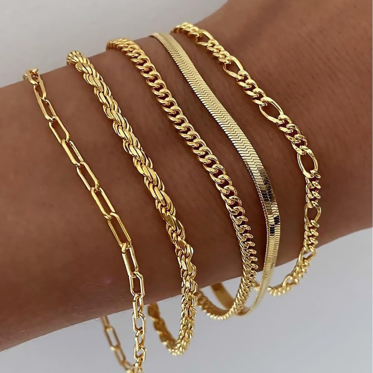 Olivia | Bracelet Set | Gold