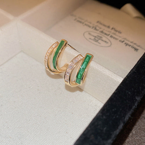 Quincy | Earrings | Emerald