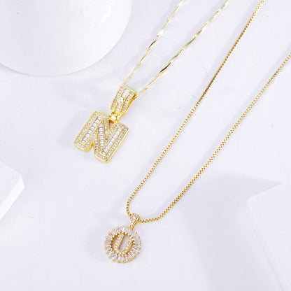 Ava | Necklace Set | White Gold