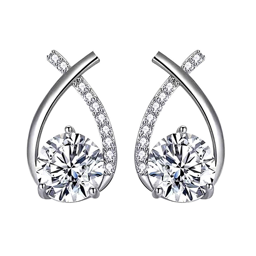 Arielle | Earrings | White gold