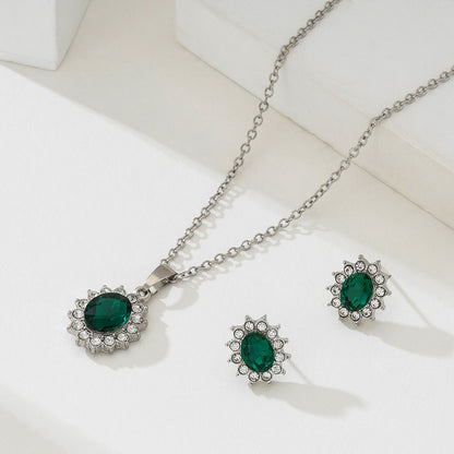 Katya | Jewelry Set | Emerald