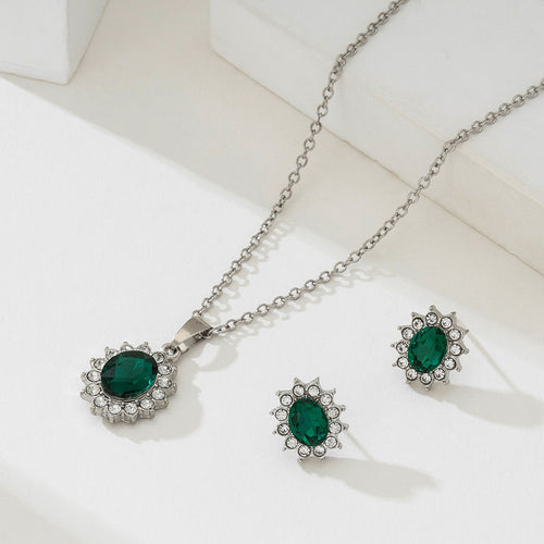 Katya | Jewelry Set | Emerald
