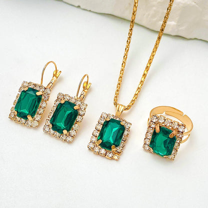 Gwen | Jewelry Set | Emerald