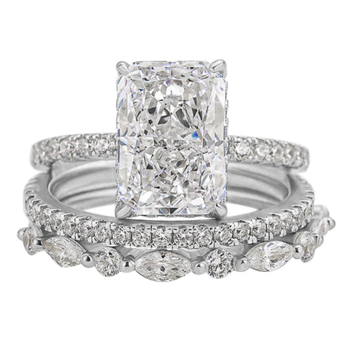 Camila | Ring Set | White Gold