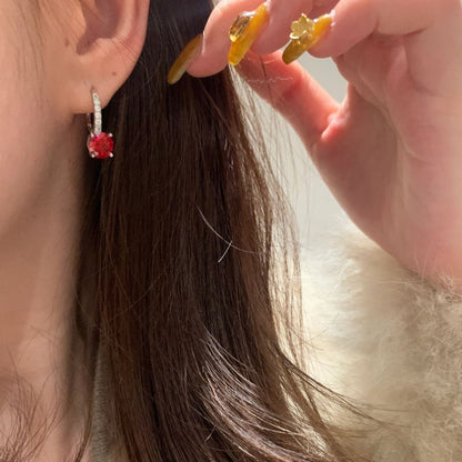 Oryane | Earrings | Ruby