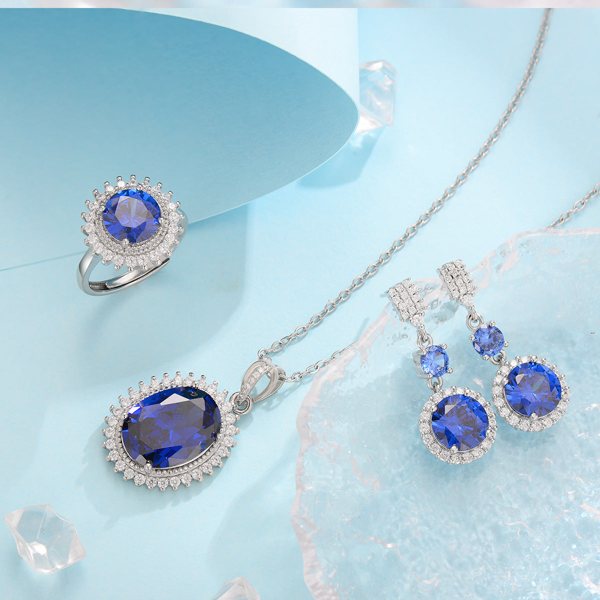 Katelyn | Jewerly Set | Sapphire