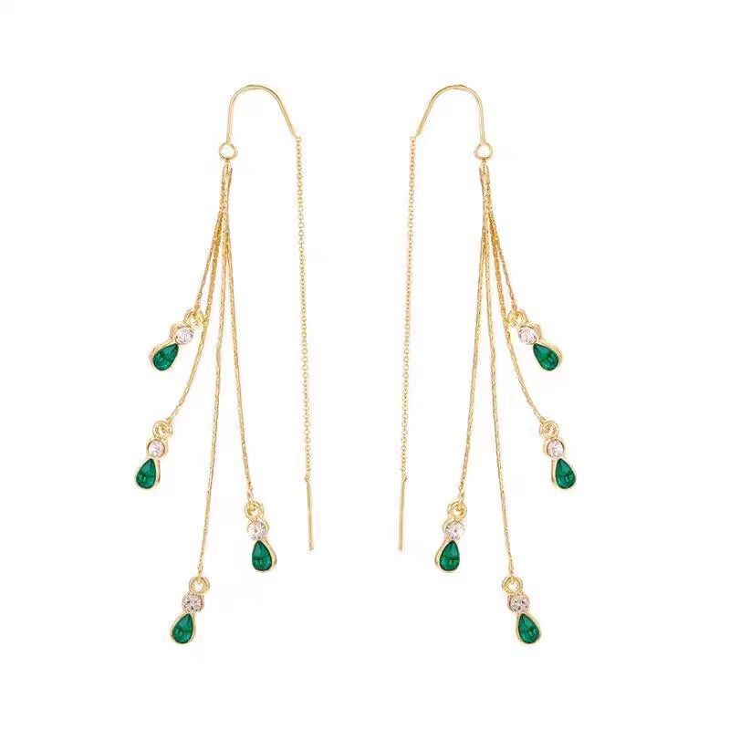 Hallie | Earrings | Emerald