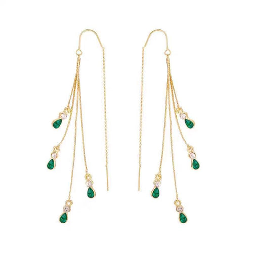 Hallie | Earrings | Emerald