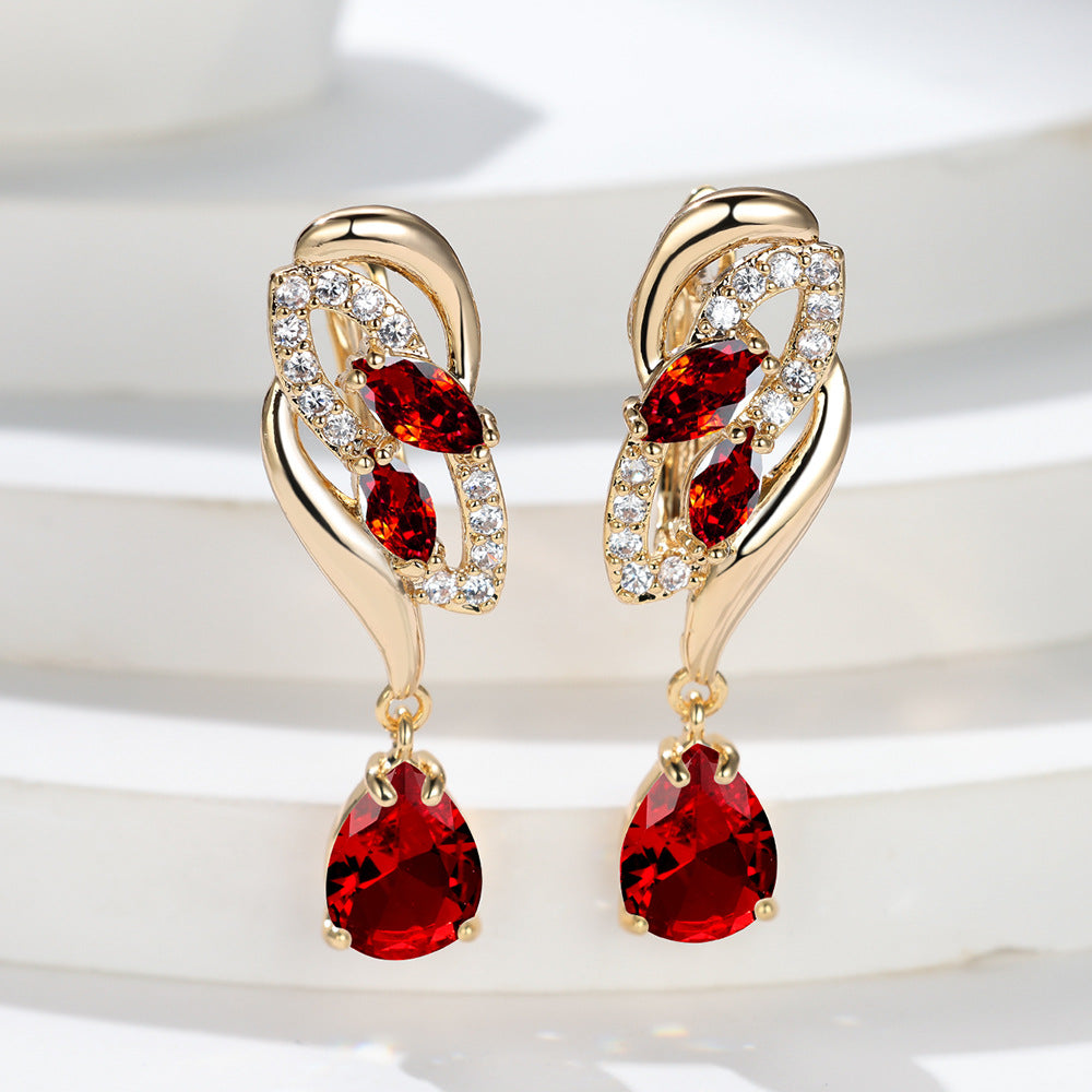 Jana | Earrings | Ruby