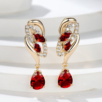 Jana | Earrings | Ruby