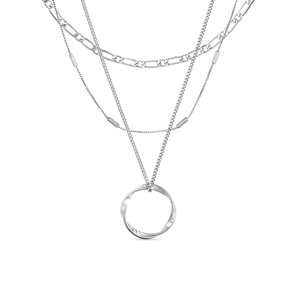 Luna | Necklace | White Gold