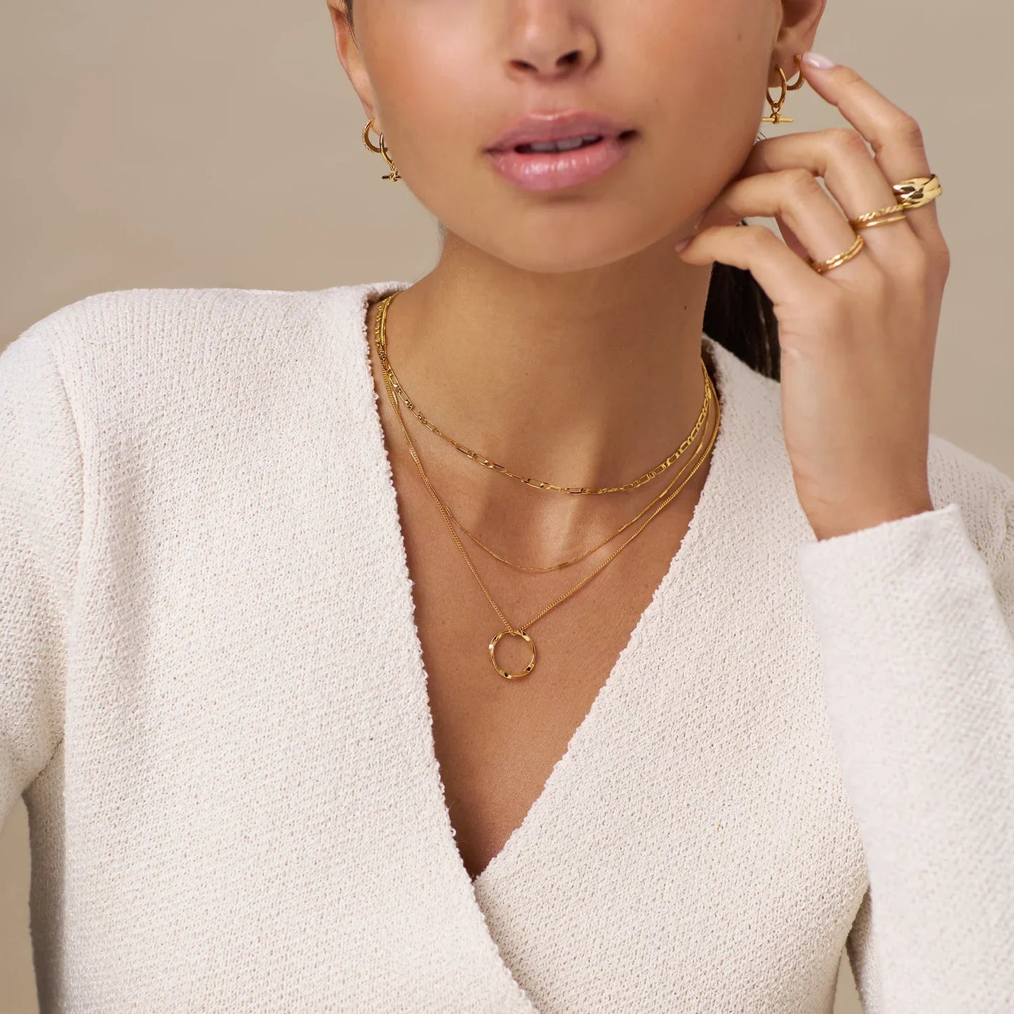 Luna | Necklace | Gold