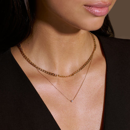 Malka | Necklace | White Gold
