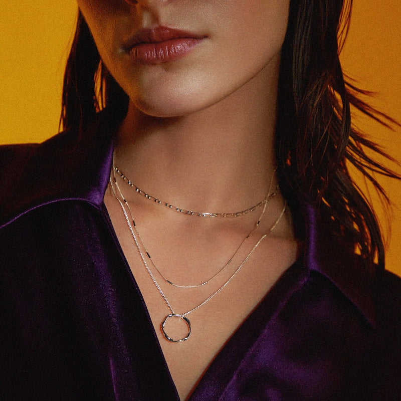 Luna | Necklace | White Gold