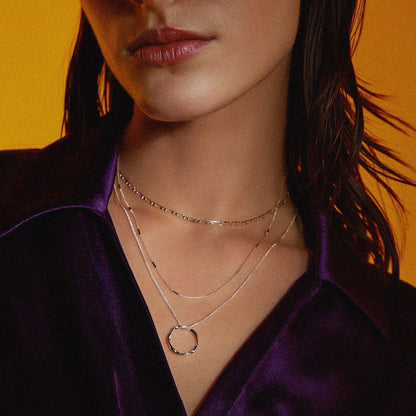 Luna | Necklace | White Gold