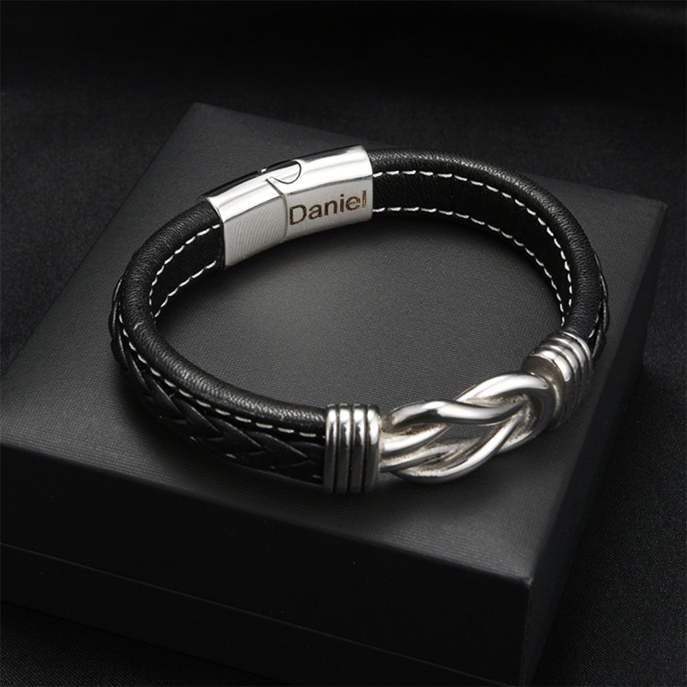 To My Son - Infinity Knot Bracelet