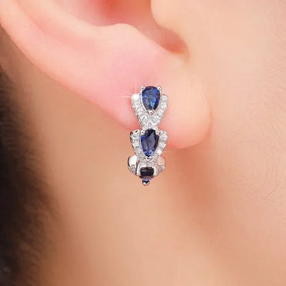 Lilia | Earrings | Sapphire