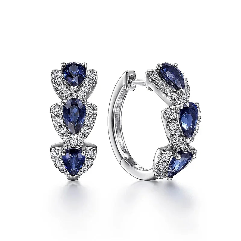 Lilia | Earrings | Sapphire