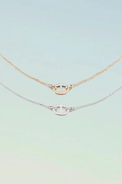 Francesca | Necklace | White Gold