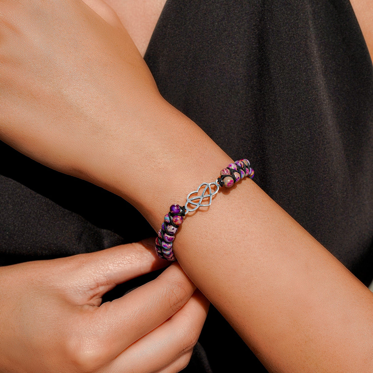 To My Granddaughter Forever Love Bracelet
