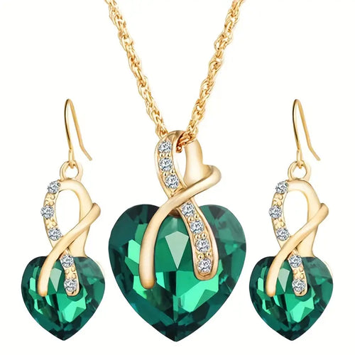 Tanyah | Jewelry Set | Emerald