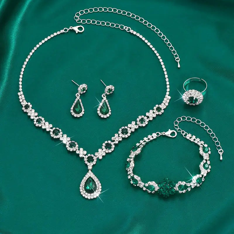 Lysa | Jewelry Set | Emerald