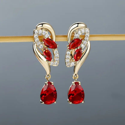 Jana | Earrings | Ruby
