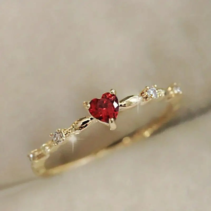 Coralyne | Ring | Ruby |  White Gold