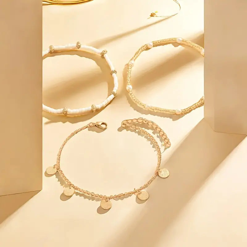Corinne | Anklet Set | Gold