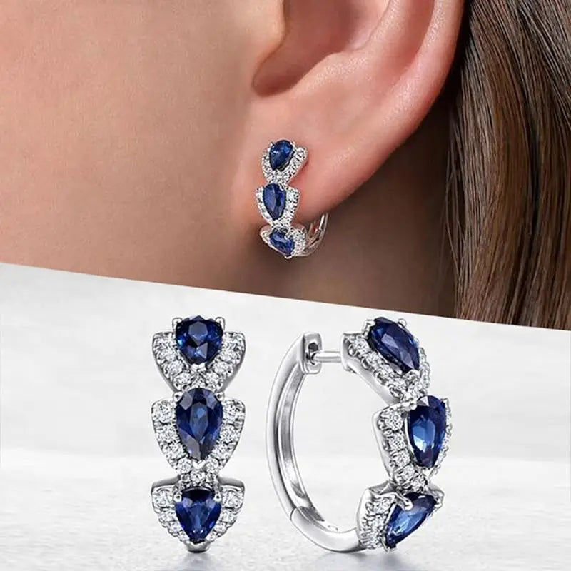 Lilia | Earrings | Sapphire