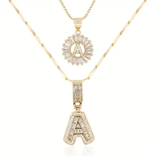 Ava | Necklace Set | White Gold