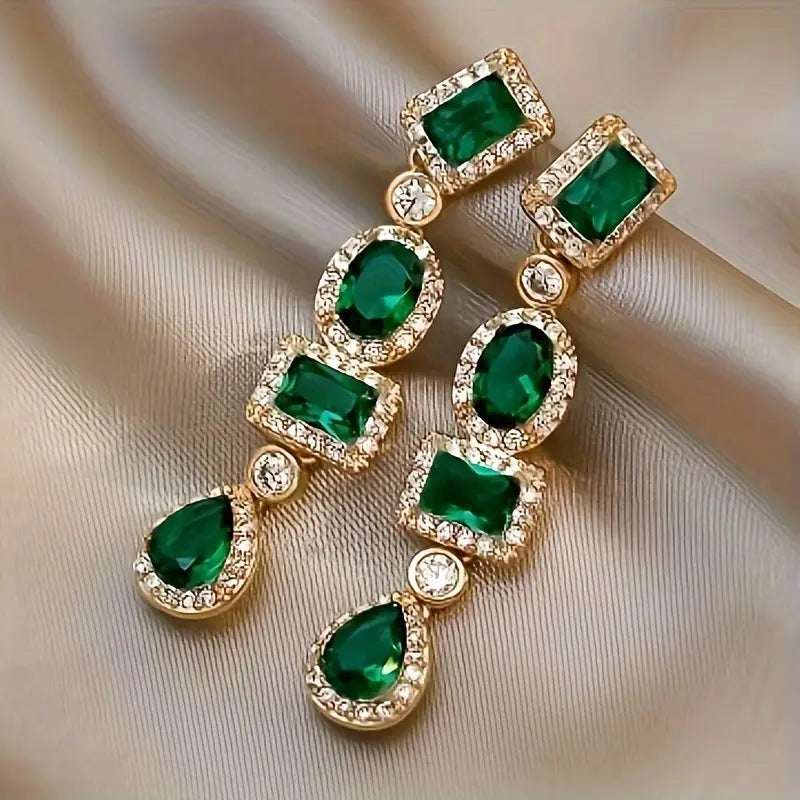 Cora | Earrings | Emerald