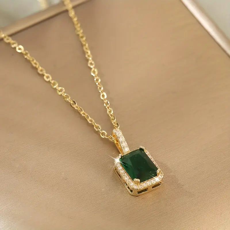 Zarela | Necklace | Emerald
