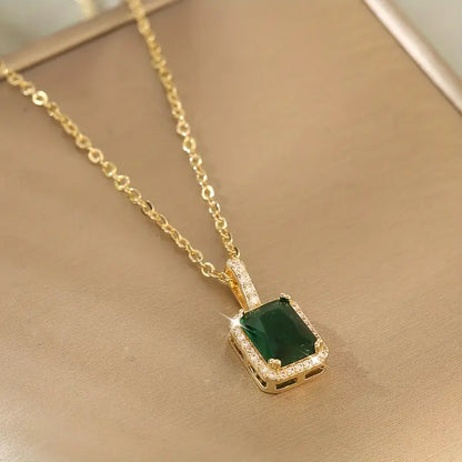 Zarela | Necklace | Emerald