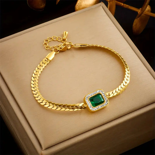 Akira | Bracelet | Emerald