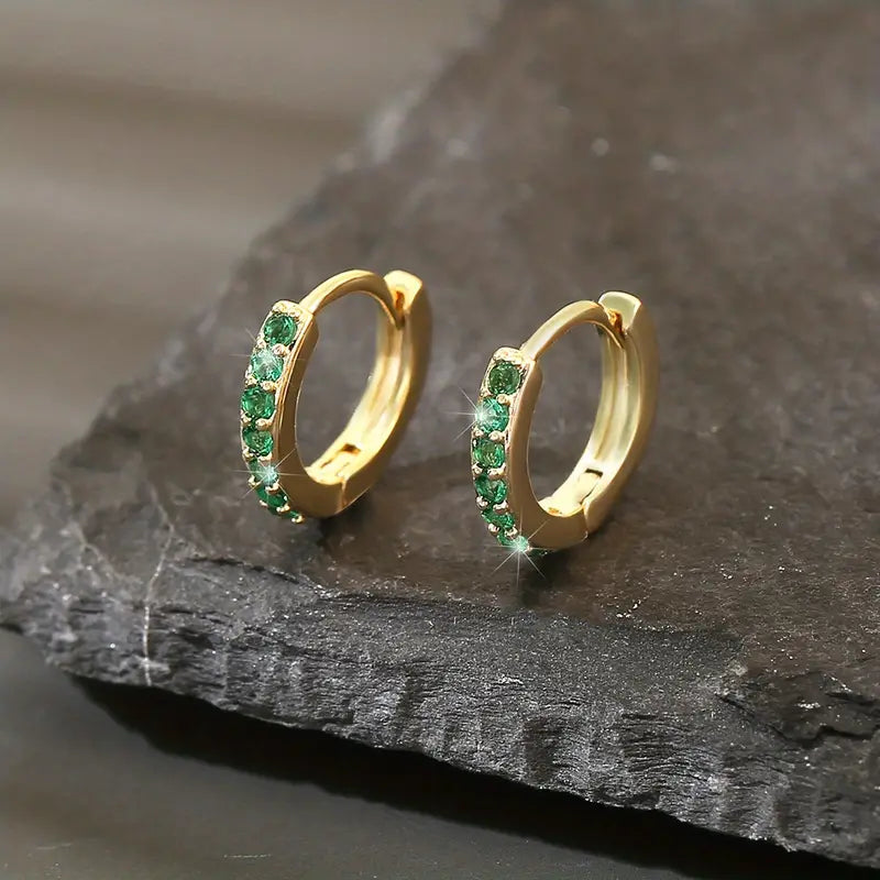 Sabrina | Earrings | Emerald