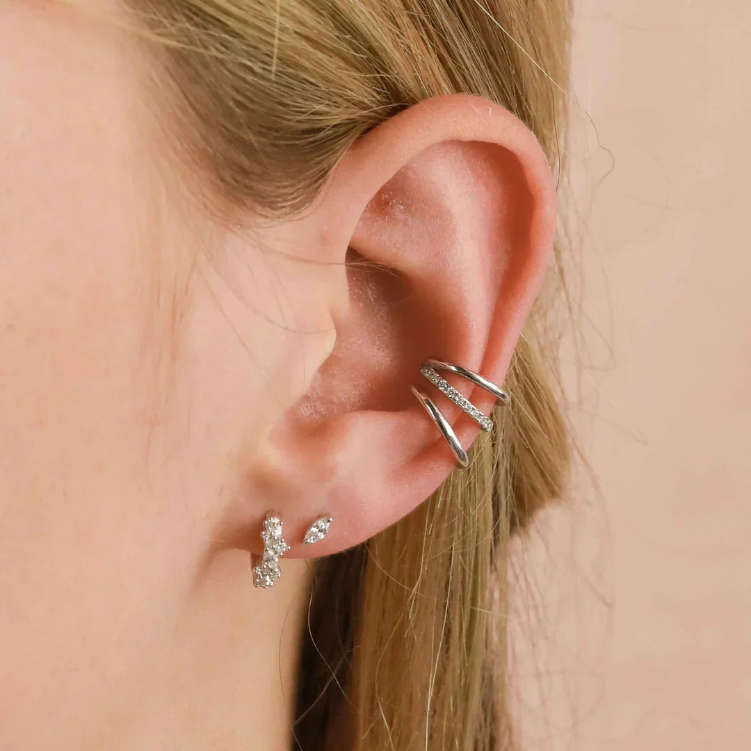 Ruby | Earrings | White Gold