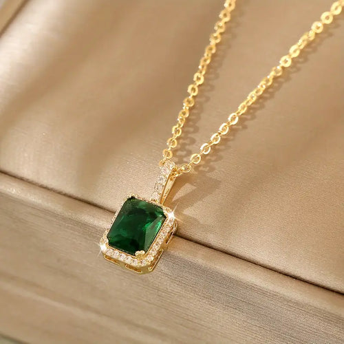 Zarela | Necklace | Emerald