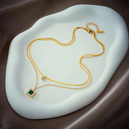 Tiana | Necklace | Emerald