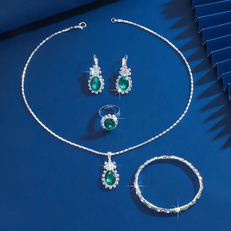 Glorya | Jewelry Set | Emerald