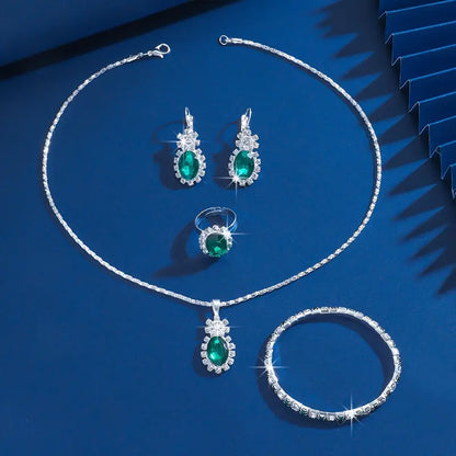 Glorya | Jewelry Set | Emerald